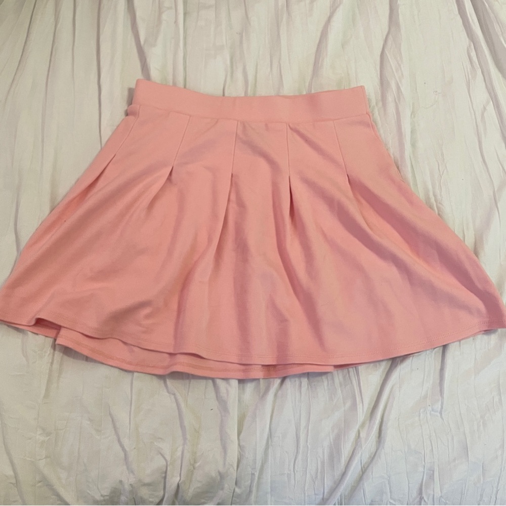 wild fable pink pleated skirt